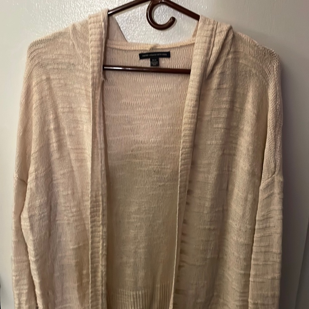 Cardigan with hood